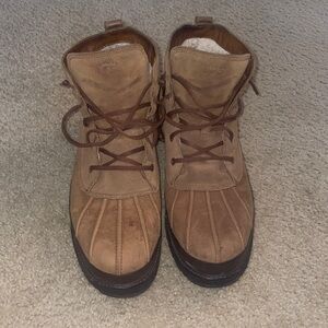 Ugg Tan and Brown Duck Boots